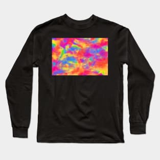 Colourful Random abstract background pattern Long Sleeve T-Shirt